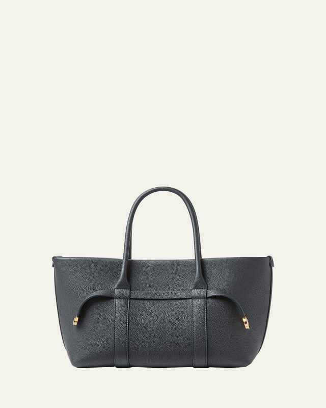 Ghiera Small Leather Shopper Tote Bag